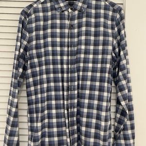 Men's Banana Republic Luxe Flannel Slim Fit Medium Shirt